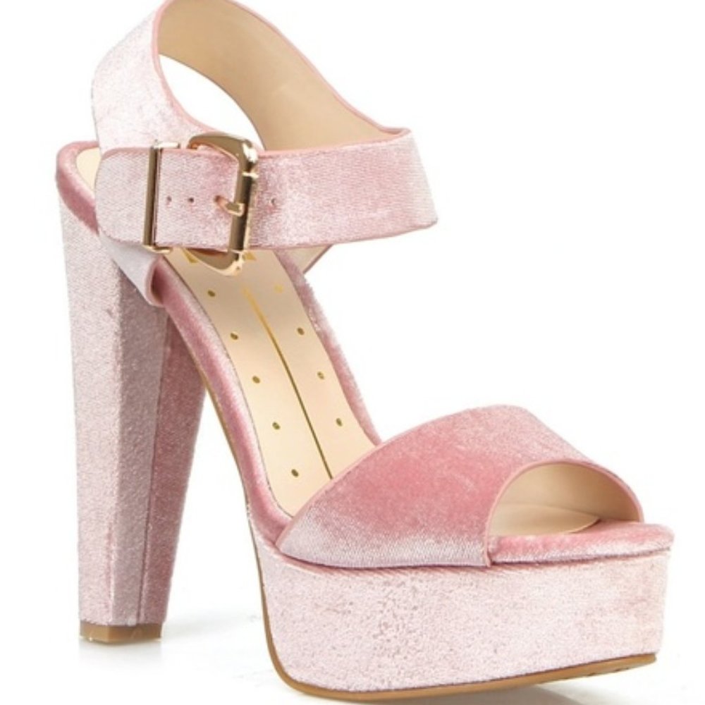 Lindsay01 Chunky Heel Womens High Heel Sandals